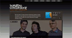 Desktop Screenshot of notturnoconcertante.it