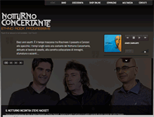 Tablet Screenshot of notturnoconcertante.it